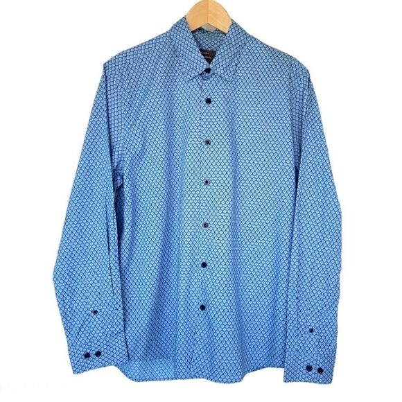London Peter Werth N.1 Deco Button Down Shirt M - Picture 1 of 5